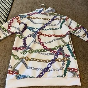Chain soft fashion nova hoodie